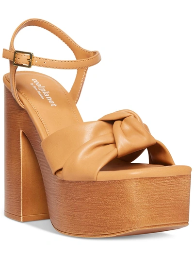 Cool Planet By Steve Madden Jilly Platform Sandal In Almond