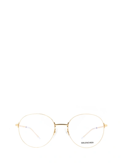 Balenciaga Bb0035o Gold Unisex Eyeglasses
