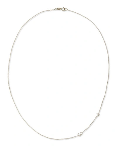 Maya Brenner Designs Mini 2-number Necklace, Yellow Gold