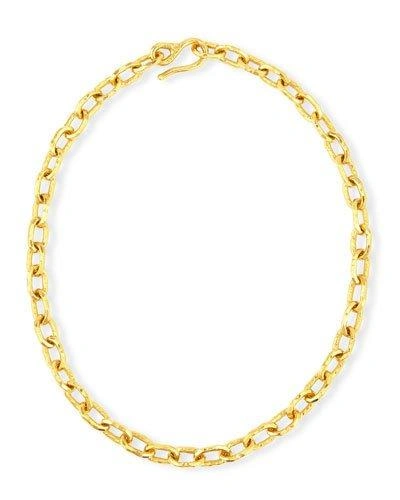 Jean Mahie Cadene 20 22k Yellow Gold Chain Necklace, 16"
