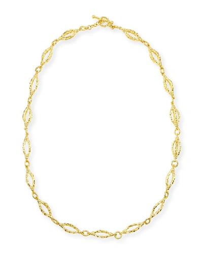 Eli Jewels Aegean 18k Gold Sculpt-chain Necklace