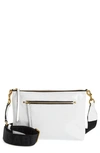 Isabel Marant New Nessah Leather Crossbody Bag In White