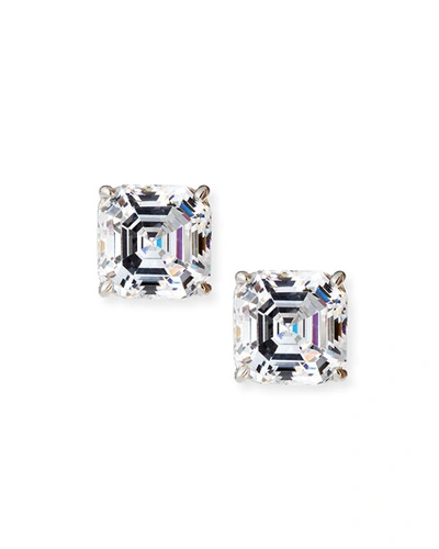 Fantasia By Deserio Square-cut Cubic Zirconia Stud Earrings