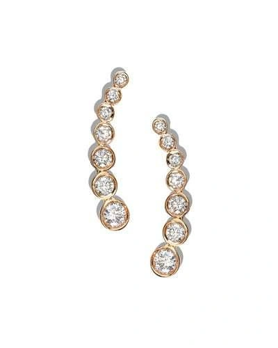 Lana Femme Fatale Diamond Climber Earrings