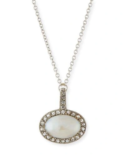 Turner & Tatler Edwardian Pearl Necklace With Diamonds