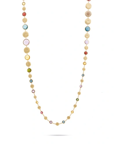 Marco Bicego Jaipur Graduated Long Necklace With Mixed Elevated Gemstones, 36"