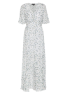 Rag & Bone Tamar Sheer Floral Maxi Dress In White Floral