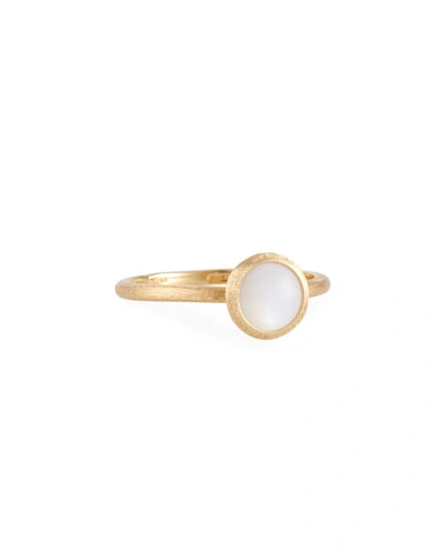 Marco Bicego Jaipur Mother-of-pearl Stackable Ring In Yellow Gold/ Mother Of Pearl
