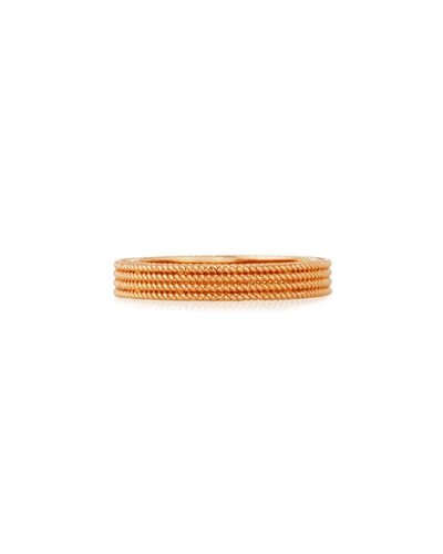 Roberto Coin Symphony Collection 18k Gold Stacked Barocco Ring