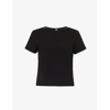 Lululemon Classic-fit Cotton-blend T-shirt In Black