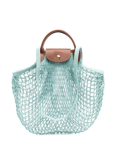 Longchamp Le Pliage Filet Tote Bag In Blue ModeSens