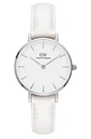 Daniel Wellington Daniel Welington Classic Petite Bondi Watch, 32mm In White/ Silver