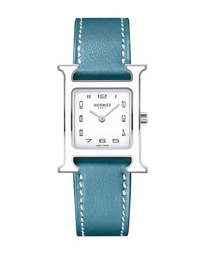 Pre-owned Hermes Heure H Watch, 21 X 21 Mm
