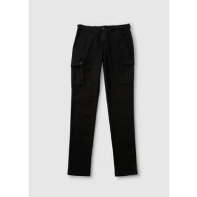 Replay Jann Hyperflex X.lite Black Slim-leg Cargo Trousers | ModeSens