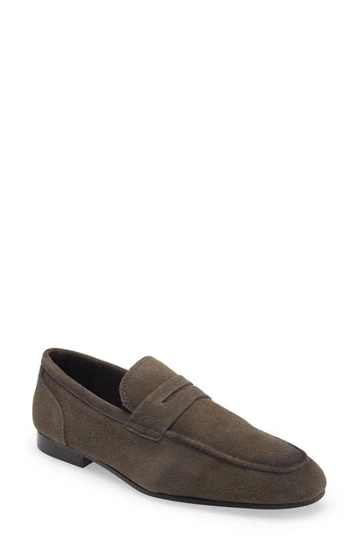 Nordstrom Pryor Penny Loafer In Grey Charcoal