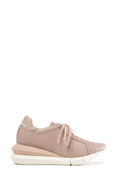 Paloma Barceló Alenzon Wedge Sneaker In Med. Purple/ Mauve