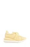 Paloma Barceló Alenzon Wedge Sneaker In Pastel Yellow