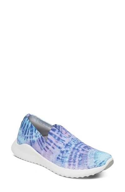 Aetrex Angie Sneaker In Tie Dye