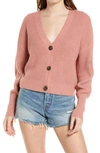 Vero Moda Lea Cardigan In Old Rose