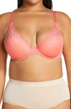 Natori Avail Full Figure Convertible Underwire Contour Bra In Sunrise