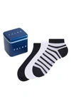 Falke Assorted 3-pack No-show Happy Socks Gift Box In White