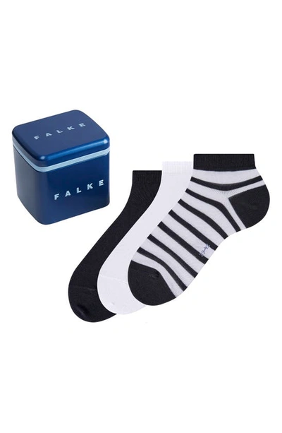 Falke Assorted 3-pack No-show Happy Socks Gift Box In White
