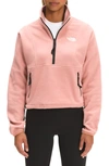 The North Face Attitude Quarter-zip Fleece Jacket In Rose Dawn