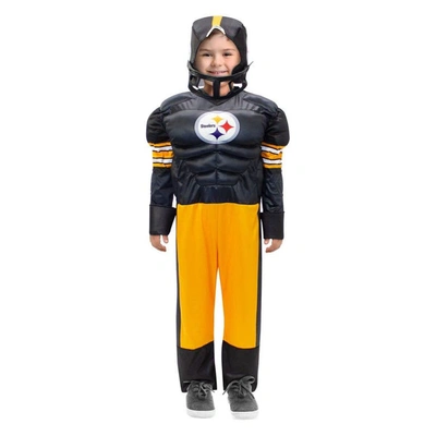 Jerry Leigh Kids' Toddler Black Pittsburgh Steelers Game Day Costume