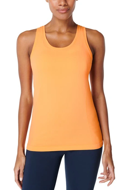 Sweaty Betty Athlete 2.0 Seamless Workout Tank In Spring Orange