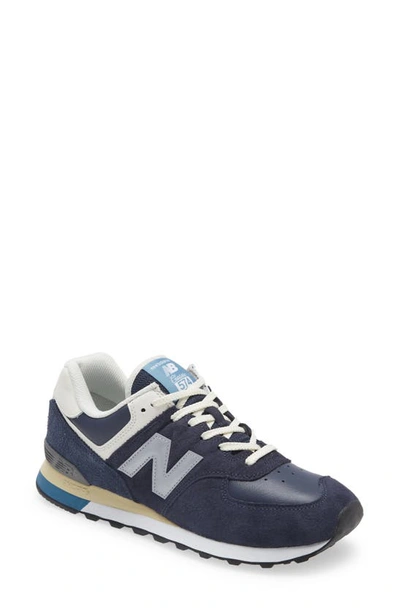 New Balance 574 Classic Sneaker In Nb Navy/ Sea Salt