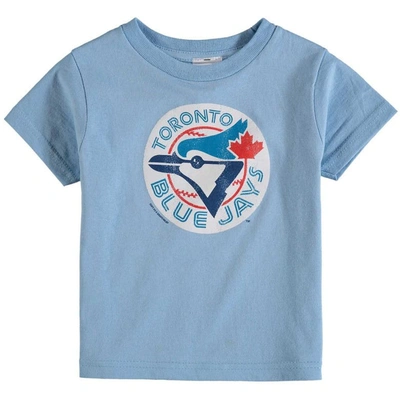Soft As A Grape Kids' Toddler  Light Blue Toronto Blue Jays Cooperstown Collection Shutout T-shirt