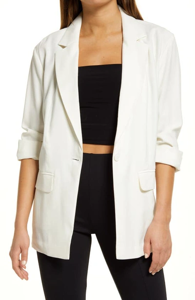 Open Edit Blazer In Ivory