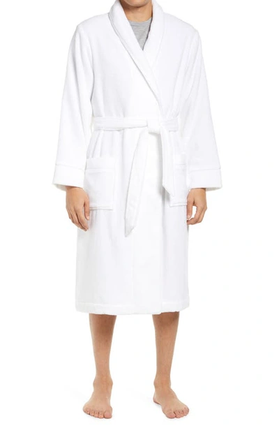 Nordstrom Hydro Cotton Dressing Gown In White