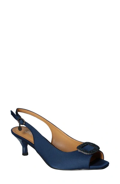 J. Reneé J.renée Madeleina Slingback Sandal In Navy