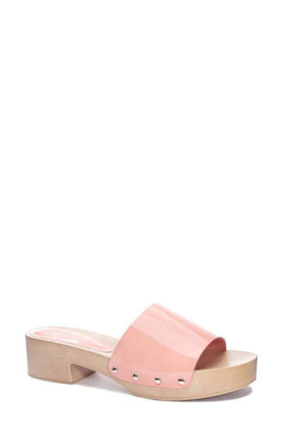 Dirty Laundry Heidii Summer Slide Sandal In Blush