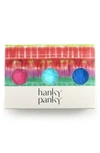 Hanky Panky Assorted 3-pack Lace Original Rise Thongs In Srup/ Beab/ Cerb