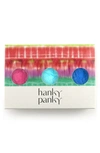 Hanky Panky Assorted 3-pack Low Rise Thongs In Srup/ Beab/ Cerb