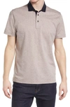 Rodd & Gunn Stanley Sports Fit Dot Short Sleeve Polo In Mocha