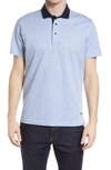 Rodd & Gunn Stanley Sports Fit Dot Short Sleeve Polo In Sky