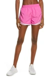 Nike Dri-fit Tempo Running Shorts In Active Pink/ Wolf Grey