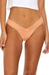 Hanky Panky Dream Low Rise Thong In Orange Blossom