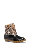 Sperry Kids Saltwater Duck Boot In Animal Print