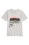 Treasure & Bond Kids' Relaxed Fit Graphic Tee In Grey Joshua Tree