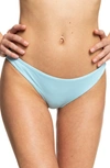 Roxy Sd Beach Classics Cheeky Bikini Bottoms In Cool Blue