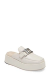 Rag & Bone Logan Leather Chain Loafers In Antique White