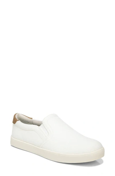 Dr. Scholl's Madison Slip-on Sneaker In White Fabric
