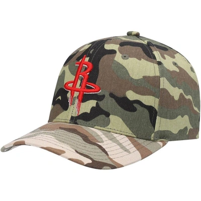 Mitchell & Ness Men's  Camo Houston Rockets Woodland Desert Snapback Hat