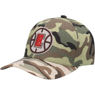 Mitchell & Ness Men's  Camo La Clippers Woodland Desert Snapback Hat
