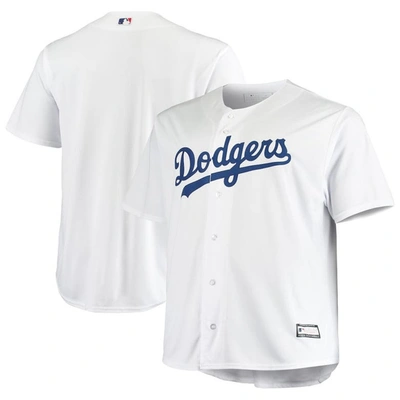 Profile White Los Angeles Dodgers Big & Tall Replica Team Jersey