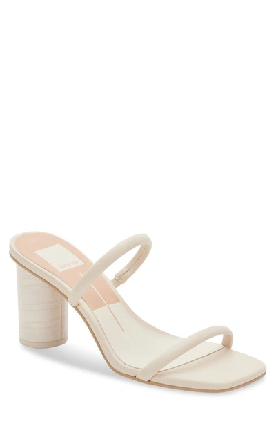 Dolce Vita Women's Noles Strappy Round-heel Sandals In Ivory